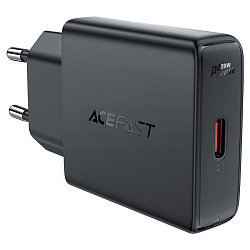 Сетевое ЗУ 1Type-C ACEFAST A65, Ultra thin,черный, 20Вт (6974316282686)