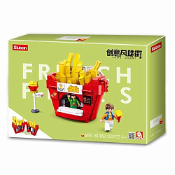 Конструктор SLUBAN Фуд-корт: Картошка фри (320 дет.)