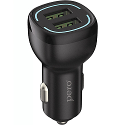 Aвто ЗУ 2USB 2.4A PERO AC04 AUTOMAX черное