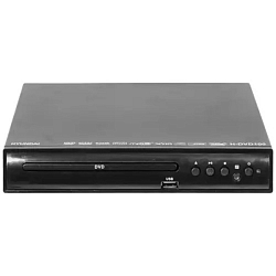 DVD плеер HYUNDAI H-DVD100 черный (Уценка)