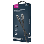 Кабель Lightning <--> Type-C  1.2м OLMIO PD черный (041631)