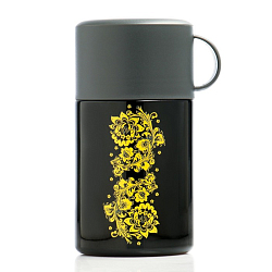 Термос для еды "Русский стиль", 550 мл, сохраняет тепло 12 ч, 17 х 11 см   7493003