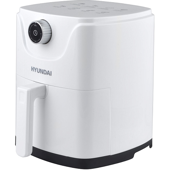 Аэрогриль Hyundai HYF-2052, 1000Вт, белый/черный