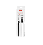 Кабель USB <--> microUSB  2.0м XO NB103 черный