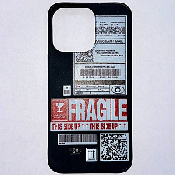 Силиконовый чехол BLACK PRINT для iPhone 13 Pro (002)