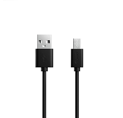 Кабель USB <--> microUSB  1.0м OLMIO LongPlug черный, черный, OLMIO (039324)