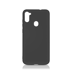 Силиконовый чехол DF для Samsung Galaxy M11/A11 (EU) DF sOriginal-12 (black) с микрофиброй