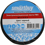 Изолента SMARTBUY 18/19мм 20м черная (SBE-IT-19-20-b)