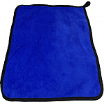 Салфетка микрофибра размер 30*40см, 400г, многослойная, синяя