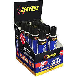 Клей Секунда 88 30мл универсальный особопрочный BOX-10 (10/60) (403-232)