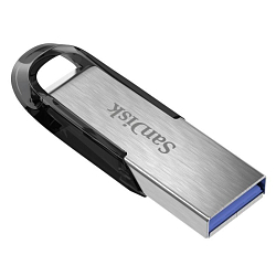 USB 128Gb SanDisk Ultra Flair CZ73 корпус металл/чёрный
