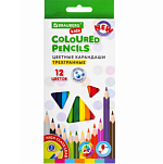 Карандаши цветные BRAUBERG KIDS NEW, 12 цв 182001