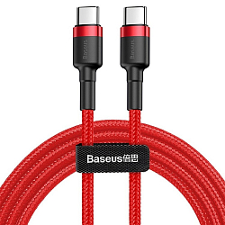 Кабель Type-C <--> Type-C  1.0м BASEUS Cafule series красный (CATKLF-G09)
