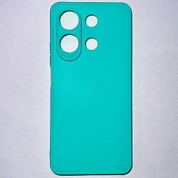 Задняя накладка Мобилис для Xiaomi Redmi Note 13 (4G), морской зеленый , матовая с защитой камеры