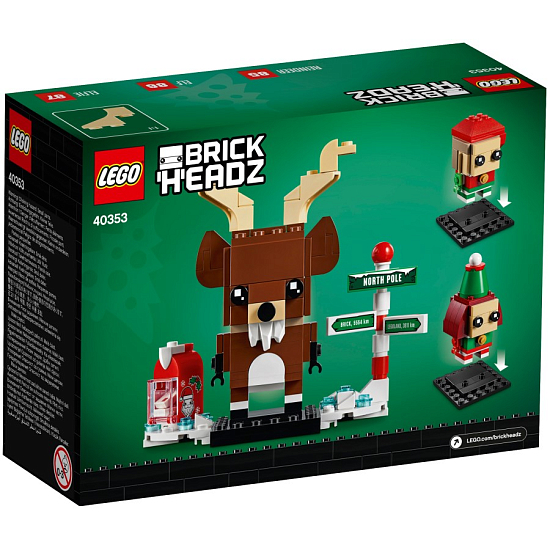Конструктор LEGO BrickHeadz 40353 Олень и эльфы