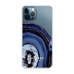 Задняя накладка GRESSO для iPhone 12 Pro. Коллекция "Drama Queen". Модель "Blue Agate".