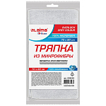 Тряпка для мытья пола из микрофибры OVERLOCK GREY COLOUR серая LAIMA HOME