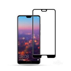 Противоударное стекло NONAME для HUAWEI Honor 20/20 Pro, OG Anti-Shock, черное, полный клей