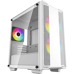 Корпус DeepCool CC360 WH ARGB (R-CC360-WHAPM3-G-1) (mATX, без БП, 2xUSB, с окном)