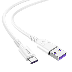 Кабель USB <--> Type-C  1.0м HOCO X62 Fortune, белый