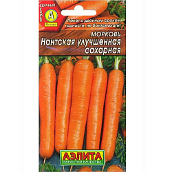 Семена Морковь Нантская улучшенная сахарная 2-ая гр. Аэлита Ц