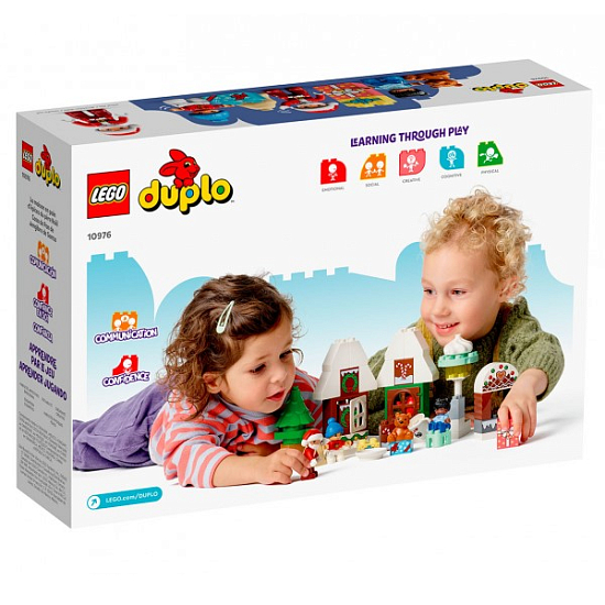 Конструктор LEGO DUPLO 10976 Пряничный домик Санты