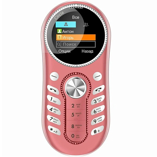 Телефон BQ 1416 Circle Pink (розовый)