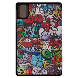 Чехол футляр-книга ZIBELINO для Honor Pad X9a 2025/X9 Pro 2024 (ELN2-W09/ELN2-W29) 11.5" ("Граффити")