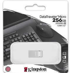 USB 256Gb Kingston DataTraveler Micro G2 металл 3.2