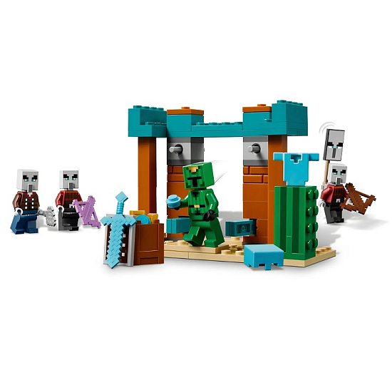 Конструктор LEGO Minecraft 21267 Сельский патруль в пустыне