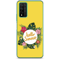 Задняя накладка NONAME для Honor 10X Lite (Hello summer) переливающаяся