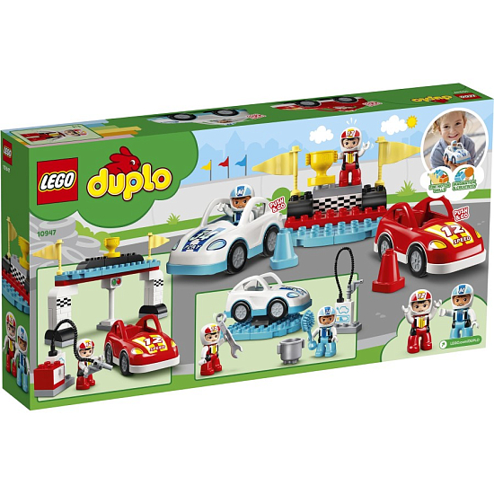 Конструктор LEGO DUPLO 10947 Гоночные машины
