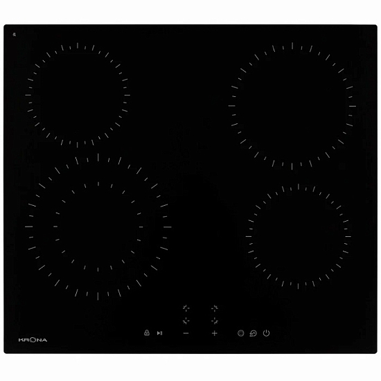 Варочная панель Krona 60 BL 1DZTK черный