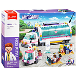 Конструктор SLUBAN Мобильный медицинский пункт, 477 дет.,