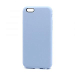 Задняя накладка SILICONE CASE для iPhone 6/6S (полная защита) (005) голубой