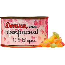 Леденцы монпансье «Детка. 8 Марта», 140 г 7649456