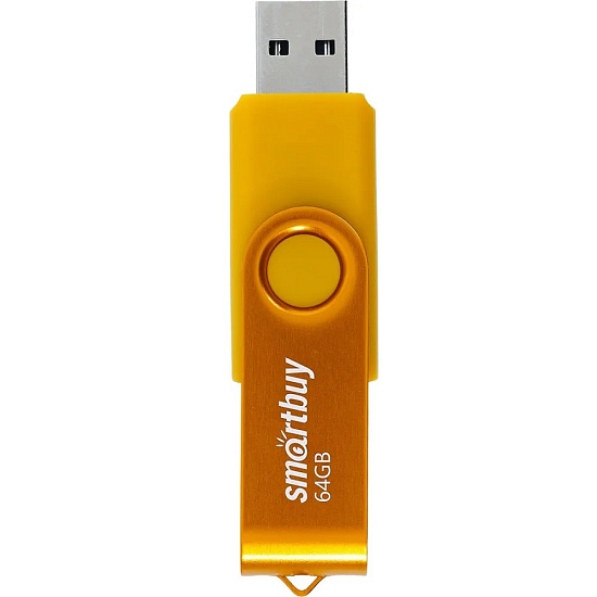 USB 64Gb Smart Buy Twist жёлтый