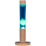 Лава-лампа Amperia Slim Белая/Синяя (39 см)