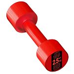 Гантель LECO 2,5 кг (020214)  красная