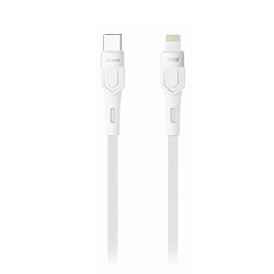 Кабель Lightning <--> Type-C  1.2м OLMIO белый, 30W, PD BOLT(041708)