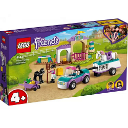 Конструктор LEGO Friends 41441 Тренировка лошади и прицеп для перевозки УЦЕНКА 1