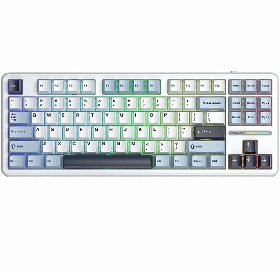 Клавиатура AULA F87 3in1 Blue-White-Purple