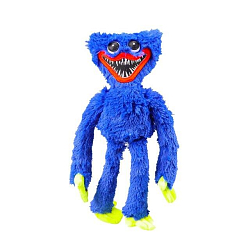 Мягкая игрушка ХАГИ ВАГИ Huggy Wuggy "МАК" , 40см голубой