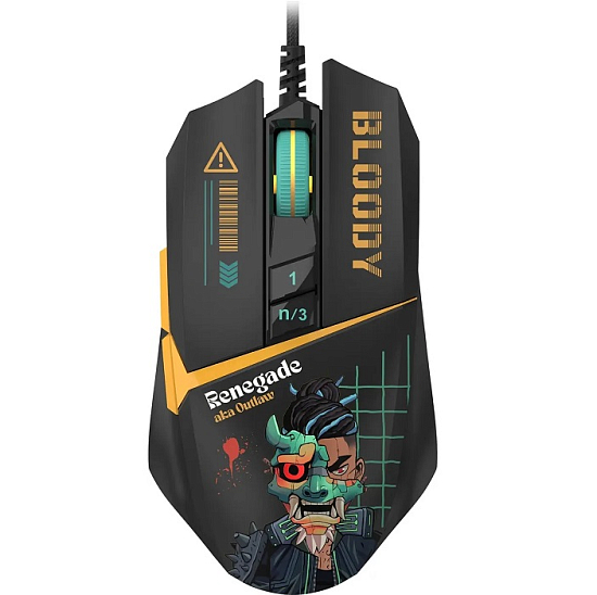 Мышь A4Tech Bloody W63 Max Renegade черный