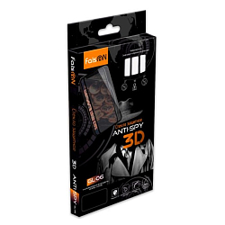 Противоударное стекло 3D FAISON для Honor 9A, GL-06, Anti-spy, черное, полный клей