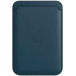 Кошелек для карт MagSafe Silicone Wallet для Apple iPhone синий