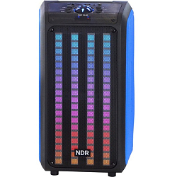 Колонка портативная NDR-Q69, Bluetooth, 40Вт, пульт, микрофон, черная (Витрина)