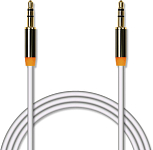 Кабель Jack 3.5 <--> Jack 3.5  1.5м JET.A JA-AC01 белый
