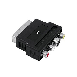 Переходник SCART <-- > 3RCA NINGBO JSP005 черный