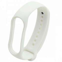 Силиконовый ремешок MOBI для Xiaomi Mi Band 7 белый (031)